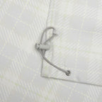 Plaid Windbreaker Pants - Cream