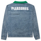 Fried Trucker Jacket - Green/Blue