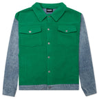 Fried Trucker Jacket - Green/Blue