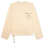 Pocket Pullover Crewneck - Bone