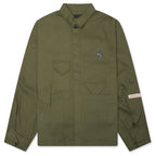 Pockets Boxy Jacket - Green