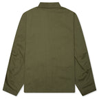 Pockets Boxy Jacket - Green