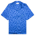 Polka Dot Camp Shirt - Blue