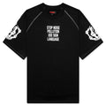 Pollution Boxy Raglan T-Shirt - Black