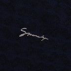 Monogram 72 Jacquard Polo - Black/Navy