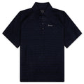 Monogram 72 Jacquard Polo - Black/Navy