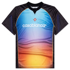Printed Football Top - Gradient