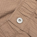 MMQ Seersucker Shorts - Brown
