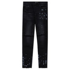 P001 - Black Resin Knee Slit