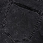 P001 - Black Wash Jacquard Monogram