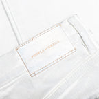 Purple Denim P001 - Worn White Iridescent Pearl
