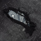 P002 - Bandana Patch Pocket Black