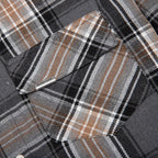 Quilted Flannel Shirt - Grey Check