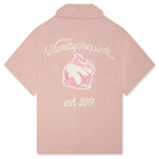 Rabbit Work Button Shirt - Pink