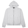 Raglan Zip Hoodie - Ash Heather