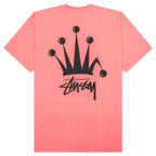 Regal Crown Pigment Dyed Tee - Coral