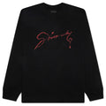 Chandelier and Snake Print Long Sleeve T-Shirt - Black