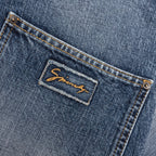 Relaxed Fit Denim Pants - Light Blue
