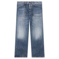 Relaxed Fit Denim Pants - Light Blue