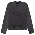 Red Applique Sweater - Vintage Black