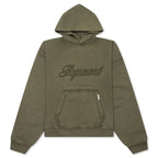 Rep Reverse Applique Hoodie - Vintage Khaki