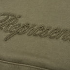 Rep Reverse Applique Hoodie - Vintage Khaki