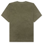 Rep Reverse Applique T-Shirt - Dark Olive