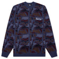 Repeat Ftp Booster Knitted Pullover - Blue