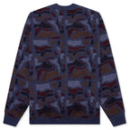 Repeat Ftp Booster Knitted Pullover - Blue