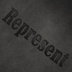 Represent Ringer T-Shirt - Stained Black