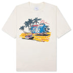 Rhude Beach-Side Tee - Vintage White