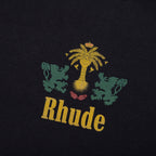 Rhude Tabaco Tee - Vintage Black