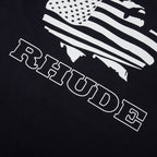 Rhude Banner Tee - Vintage Black/White