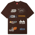 Rich S/S Knit Tee - Chestnut