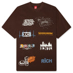 Rich S/S Knit Tee - Chestnut