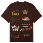 Rich S/S Knit Tee - Chestnut