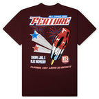 Rocket Pop Tee - Oxblood Red