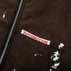 Rose Zip Hoodie - Welder Brown