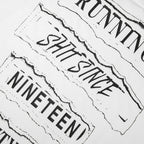 Running Shit L/S Tee - White