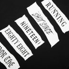Running Shit Since 1988 Zip Hoodie - Black