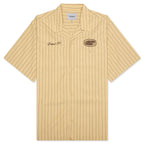 S/S Hendry Shirt - Seaton Stripe/Straw/Liberica
