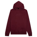 Logo-Embroidered Long-Sleeved Hoodie - Burgundy