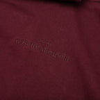 Logo-Embroidered Long-Sleeved Hoodie - Burgundy