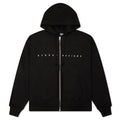 S Box Zip Hoodie - Black