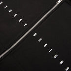 S Box Zip Hoodie - Black