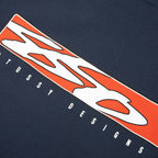 S Box Zip Hoodie - Navy