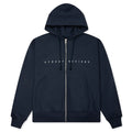 S Box Zip Hoodie - Navy