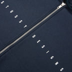 S Box Zip Hoodie - Navy