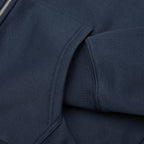 S Box Zip Hoodie - Navy