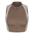 (WMNS) Nike x SKIMS Shine Front-Zip Bra 'Truffle Stone' BABRA9497W-TST